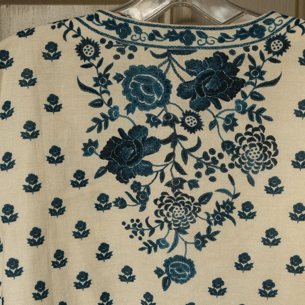 New Biba Block Print Bolero Jacket - Picture 5 of 11